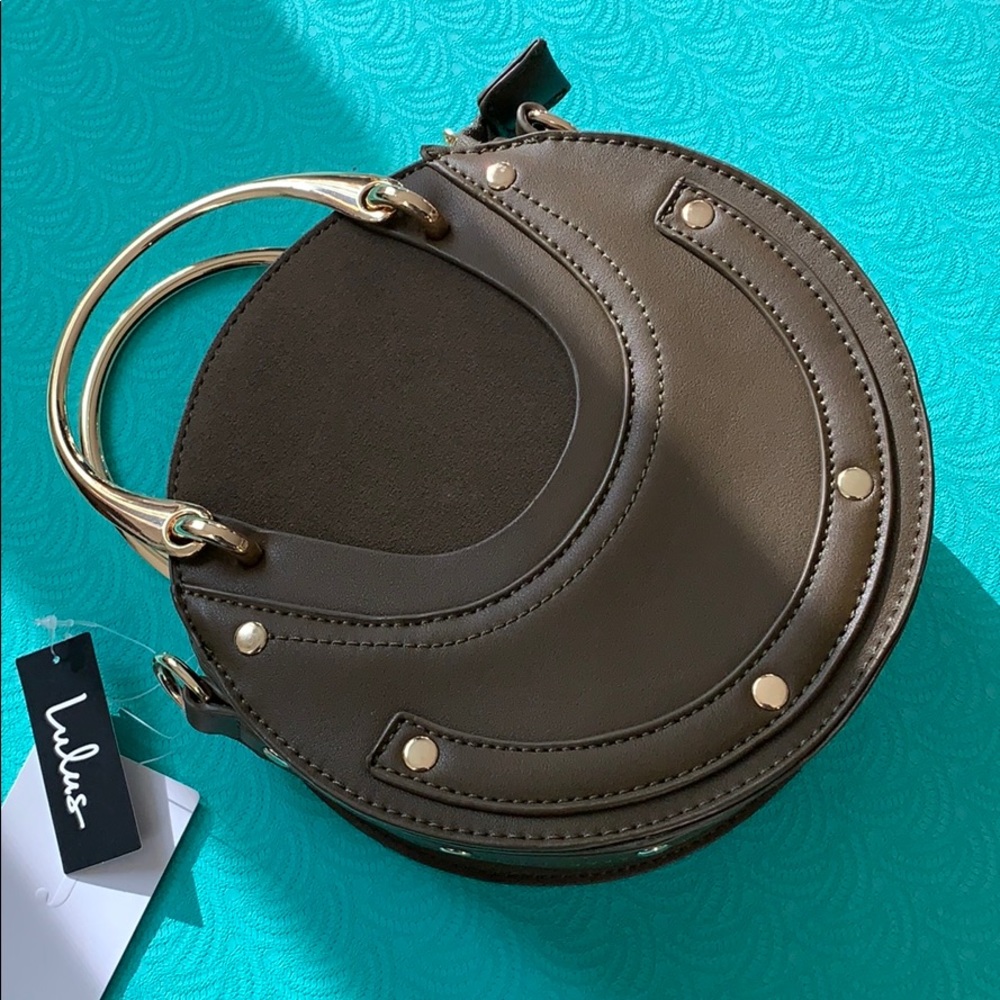 Tinley Olive Green Circle Purse